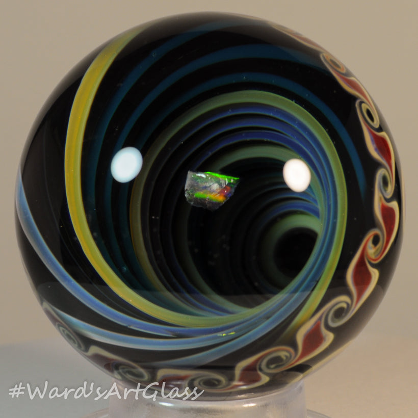 All Art Glass Vortex Marbles