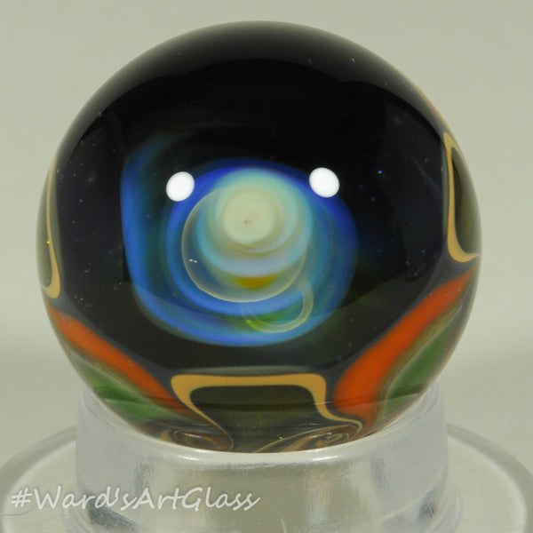 Stan Skipper Nub Nebula Internal Vortex in the Midnight Sky , Marble. 1.15"