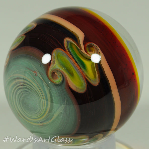 Stan Skipper 'Alien Xenomorph' on Glass, Marble. 1.6" (Ripley's Revenge)