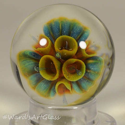 Chris Rice, Sweet SeaBloom Bouquet, Boro Marble. 1.46"